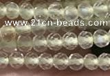 CTG2251 15 inches 2mm faceted round natural lemon quartz beads