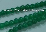 CTG23 15.5 inches 3mm round tiny green agate beads wholesale