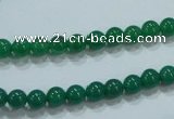 CTG25 15.5 inches 4mm round tiny green agate beads wholesale