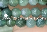 CTG2534 15.5 inches 4mm faceted round moss agate beads