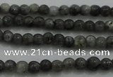 CTG259 15.5 inches 3mm round tiny black labradorite beads wholesale