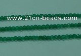 CTG28 15.5 inches 2mm faceted round green agate beads wholesale