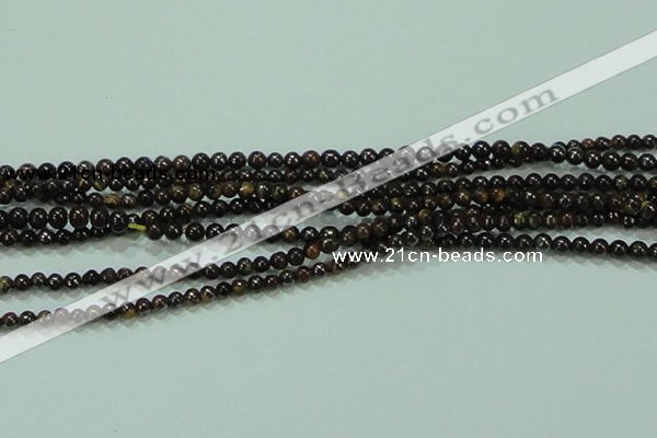 CTG41 15.5 inches 2mm round tiny tiger jasper beads wholesale