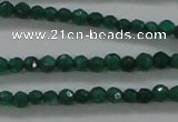 CTG415 15.5 inches 2mm faceted round tiny dyed candy jade beads