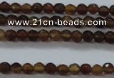 CTG425 15.5 inches 2mm faceted round tiny agate gemstone beads