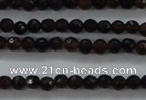 CTG426 15.5 inches 2mm faceted round tiny agate gemstone beads