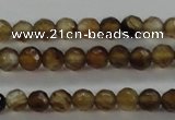 CTG427 15.5 inches 3mm faceted round tiny agate gemstone beads