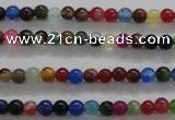 CTG437 15.5 inches 2mm round tiny dyed candy jade beads wholesale