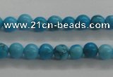 CTG441 15.5 inches 3mm round tiny natural turquoise beads wholesale