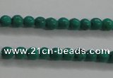 CTG442 15.5 inches 3mm round tiny natural turquoise beads wholesale