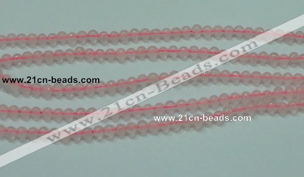 CTG49 15.5 inches 2mm round tiny rose quartz beads wholesale