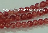 CTG59 15.5 inches 2mm round tiny dyed white jade beads wholesale