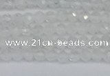 CTG604 15.5 inches 3mm faceted round white moonstone beads