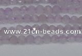 CTG622 15.5 inches 3mm faceted round lavender amethyst beads