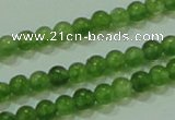 CTG63 15.5 inches 2mm round tiny dyed white jade beads wholesale