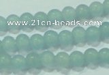 CTG66 15.5 inches 3mm round tiny dyed white jade beads wholesale