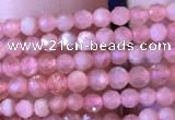 CTG715 15.5 inches 2mm faceted round tiny rhodochrosite beads