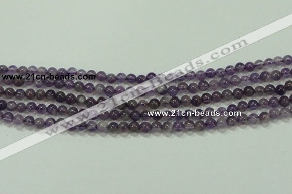 CTG72 15.5 inches 3mm round grade AB tiny amethyst beads wholesale