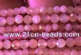 CTG736 15.5 inches 2mm faceted round tiny sunstone beads