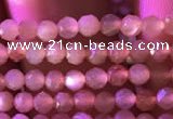 CTG737 15.5 inches 3mm faceted round tiny sunstone beads