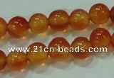 CTG78 15.5 inches 3mm round tiny red agate beads wholesale