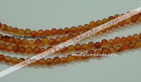 CTG78 15.5 inches 3mm round tiny red agate beads wholesale