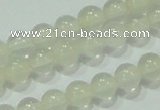 CTG79 15.5 inches 3mm round tiny white chalcedony beads wholesale