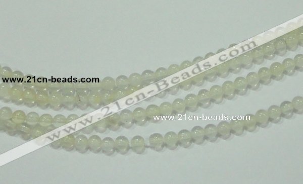 CTG79 15.5 inches 3mm round tiny white chalcedony beads wholesale