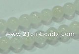 CTG84 15.5 inches 3mm round tiny white jade beads wholesale