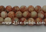 CTJ700 15.5 inches 4mm round red net jasper beads wholesale