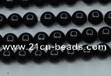 CTK01 15.5 inches 4mm round tektite gemstone beads wholesale