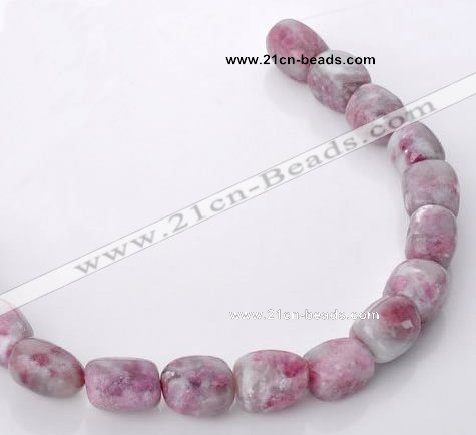 CTO12 15.5 inches 13*20mm freeform natural tourmaline beads