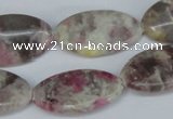 CTO213 15.5 inches 16*28mm marquise pink tourmaline gemstone beads