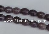 CTO230 15.5 inches 8*10mm rice tourmaline gemstone beads