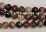 CTO351 15.5 inches 8mm round natural tourmaline gemstone beads