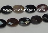 CTO36 15.5 inches 10*14mm faceted oval natural tourmaline beads