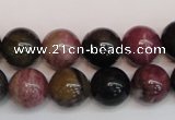 CTO360 15.5 inches 12mm round natural tourmaline gemstone beads