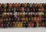 CTO375 15.5 inches 2*5mm rondelle natural tourmaline gemstone beads