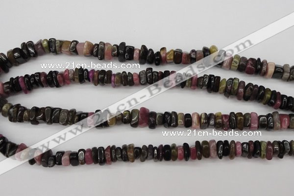 CTO380 15.5 inches 3*8mm – 4*11mm natural tourmaline nuggets beads