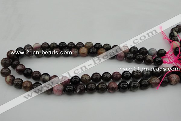 CTO390 15.5 inches 11mm round natural tourmaline gemstone beads