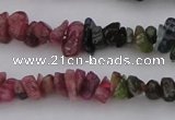 CTO394 15.5 inches 4*6mm - 5*8mm tourmaline chips gemstone beads