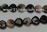 CTO40 15.5 inches 10*10mm heart natural tourmaline beads wholesale