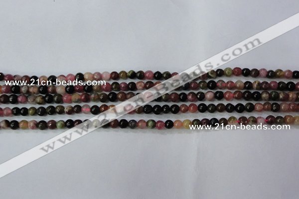 CTO450 15.5 inches 3mm round natural tourmaline gemstone beads