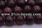 CTO501 15.5 inches 5mm - 5.5mm round natural red tourmaline beads