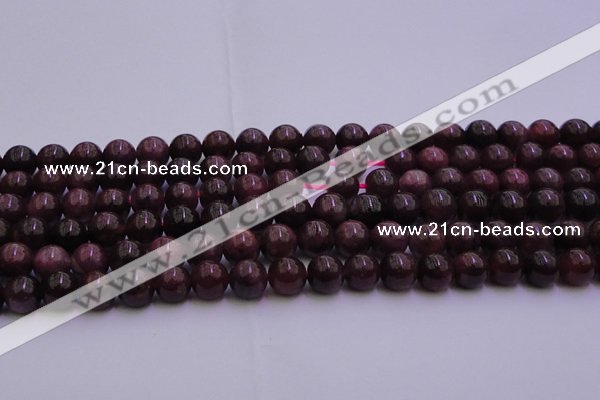 CTO501 15.5 inches 5mm - 5.5mm round natural red tourmaline beads