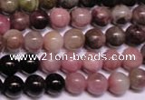 CTO55 15.5 inches 10mm round natural tourmaline gemstone beads