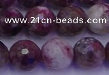 CTO616 15.5 inches 11mm faceted round tourmaline gemstone beads