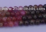 CTO621 15.5 inches 5mm round tourmaline gemstone beads wholesale