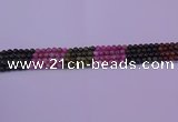 CTO625 15.5 inches 4mm round tourmaline gemstone beads wholesale