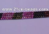 CTO626 15.5 inches 5mm round tourmaline gemstone beads wholesale